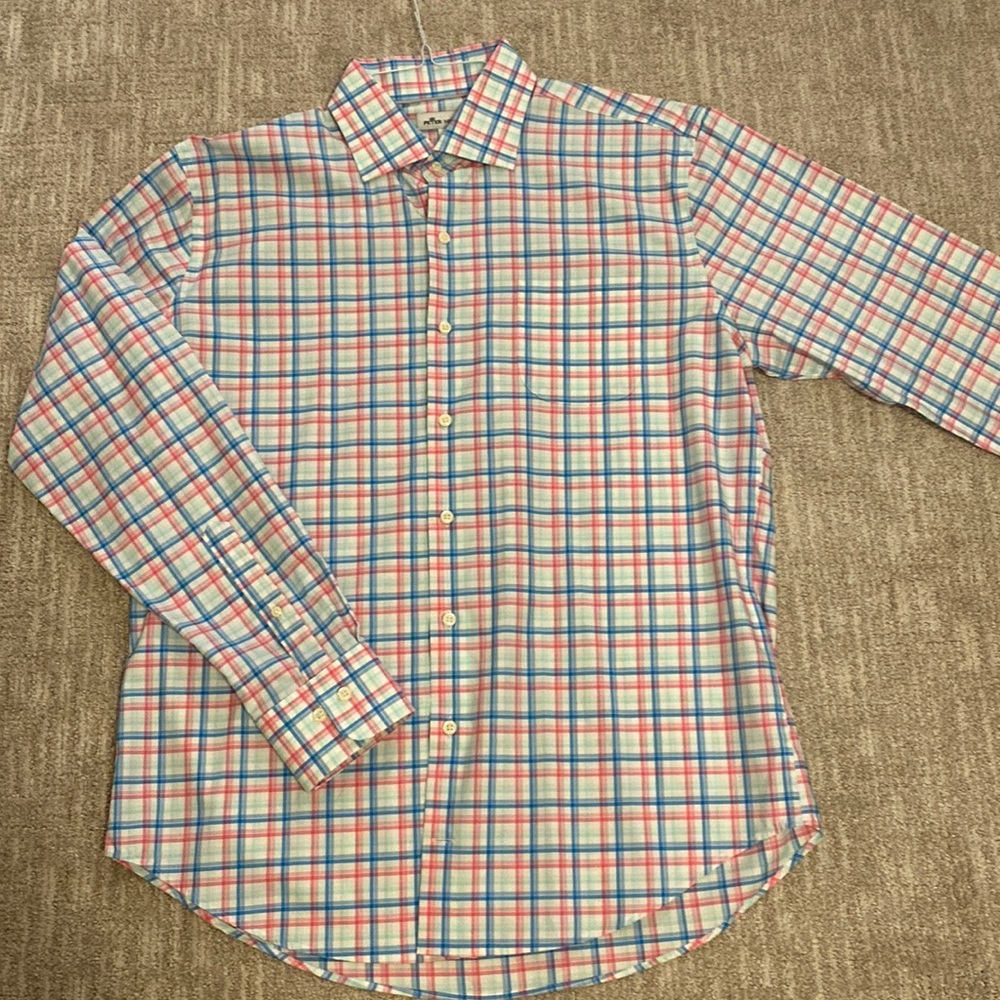 Peter Millar dress shirt sz large